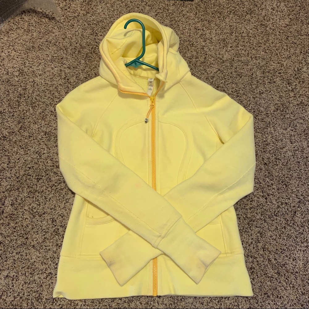 Yellow Lululemon Hoodie